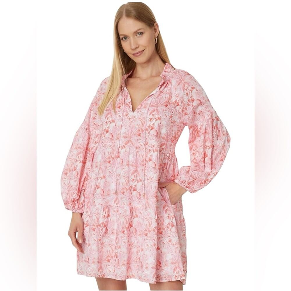 NWT Tommy Bahama Petit Palma Short Dress Size L Paradise Pink - Picture 1 of 8